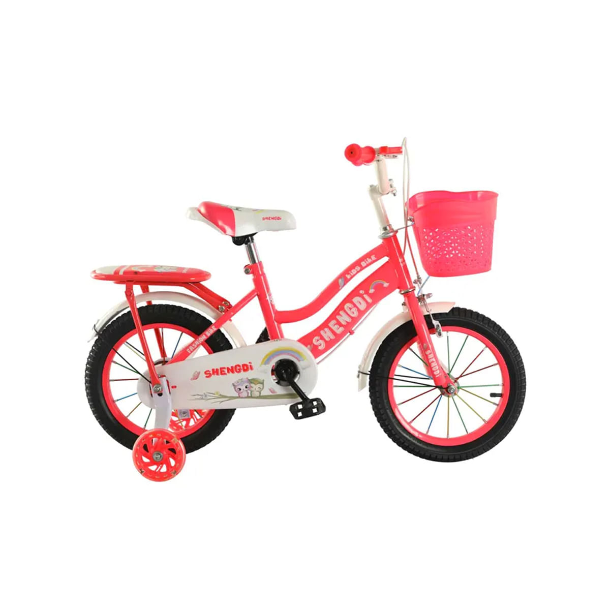 Bicicleta Para Niña Infantil Kids Aro12 Coral