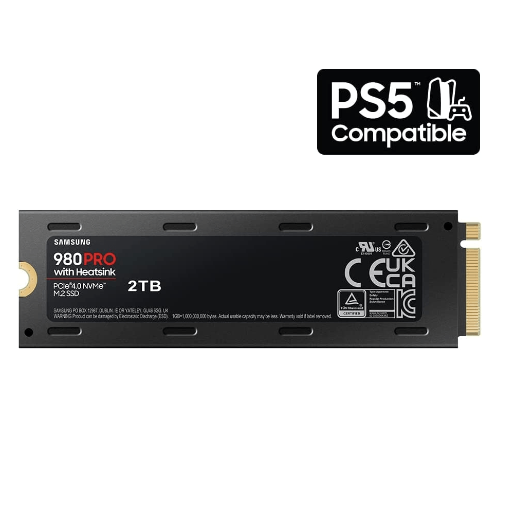 Memoria Samsung 980 PRO 2TB PCIe Gen4 X4 NVMe 1.3c SSD M.2 Disipador Calor