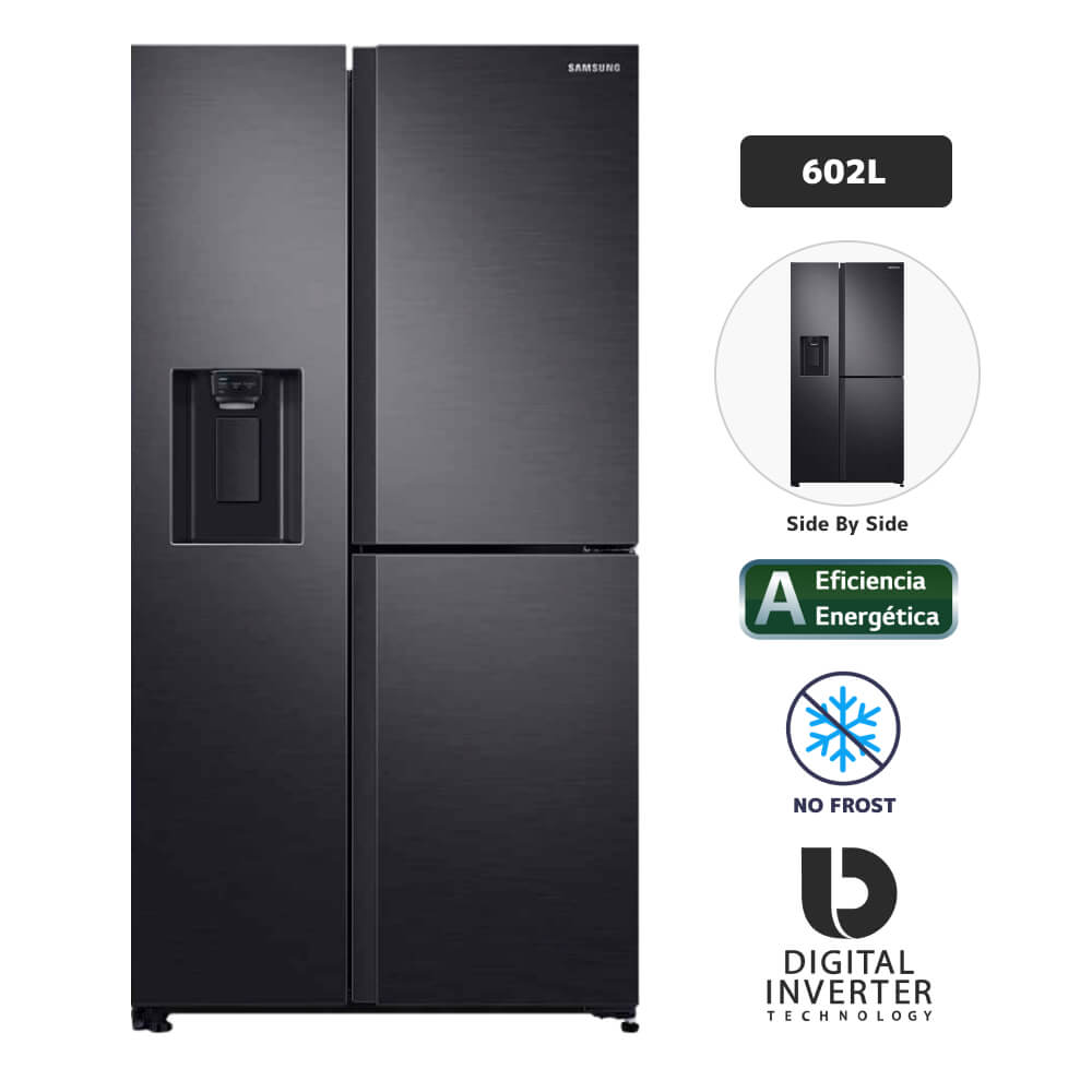 Refrigerador SAMSUNG 602L No Frost RS65R5691B4 Negro