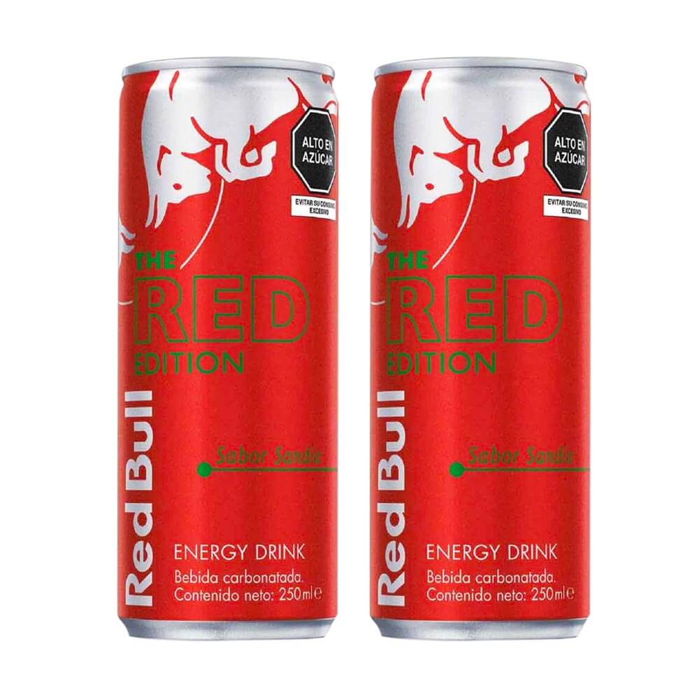 Pack Bebida Energizante RED BULL Red Edition Lata 250ml x 2un