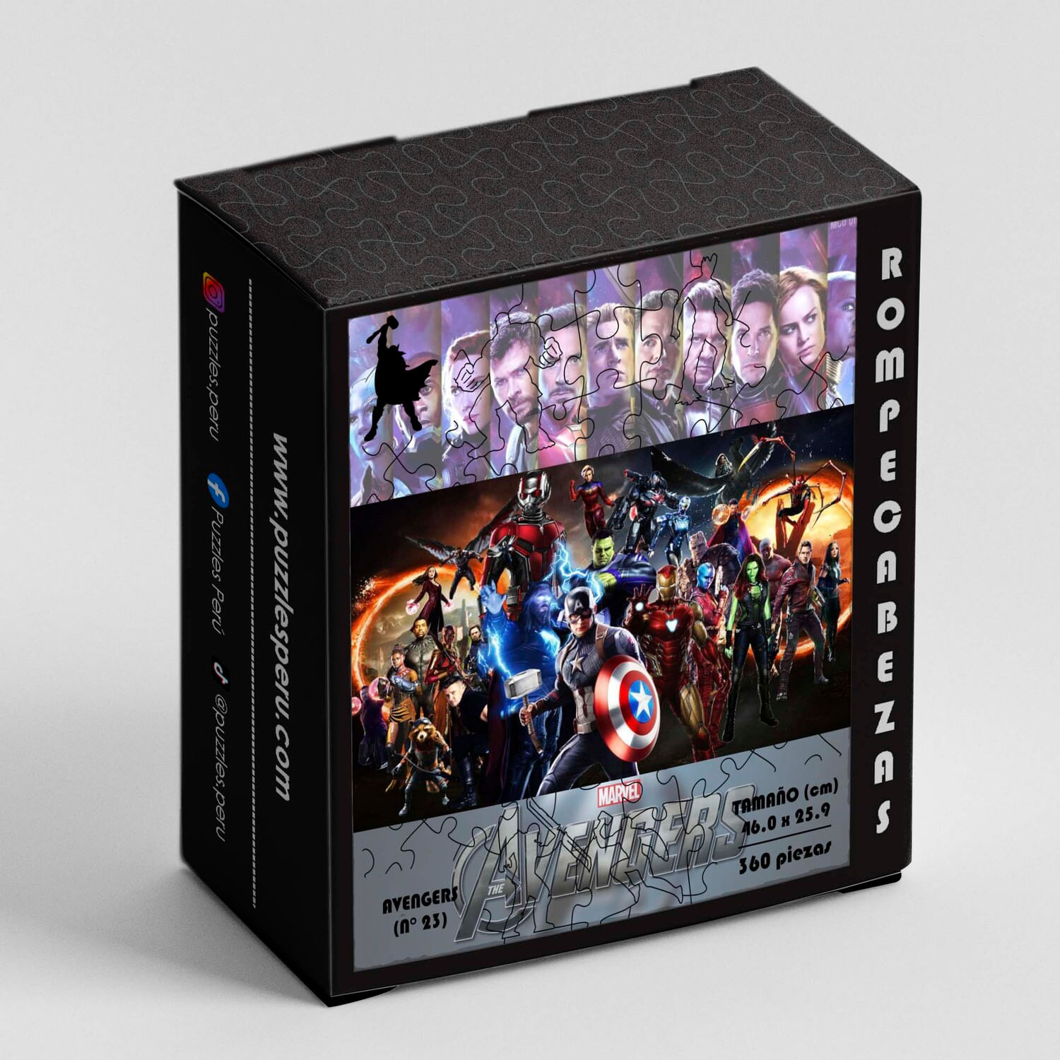 Rompecabezas Pers Avengers  de 360 Piezas C 23 Puzzles Peru