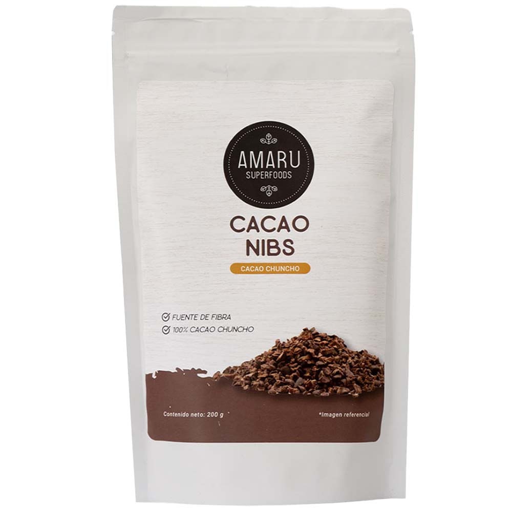 Nibs de Cacao AMARU Superfood Bolsa 200g