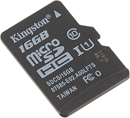Memoria Micro-Sd Kingston Canvas Select 16GB UHS-I CARD SDCS 16GB