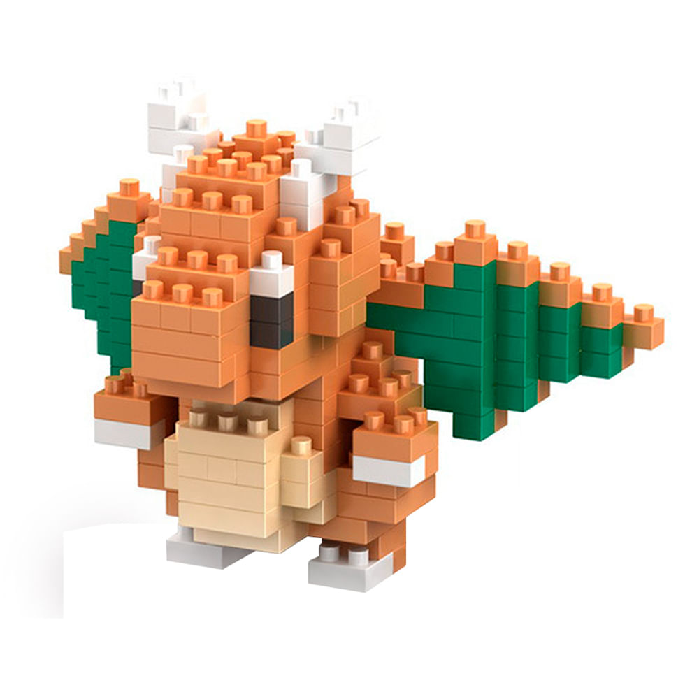 Rompecabezas Pokemon Bloques para Armar Dragonite Tipo Lego 240 pzas