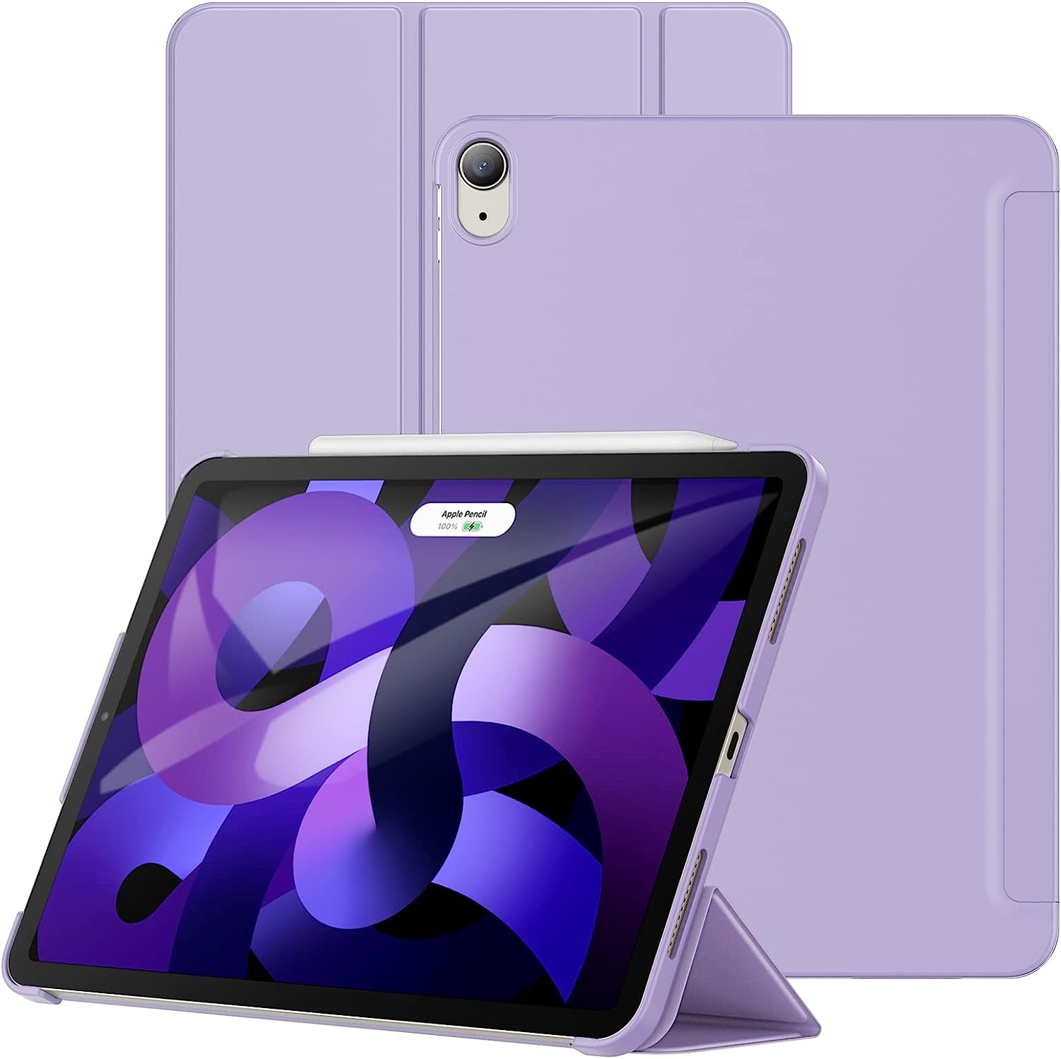 Funda Case Smart Cover Para iPad 10ma Gen 10.9 (2022) - Púrpura Claro