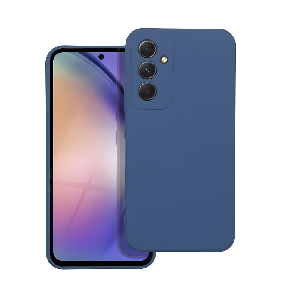 Case generico azul para celular A54 - silicona