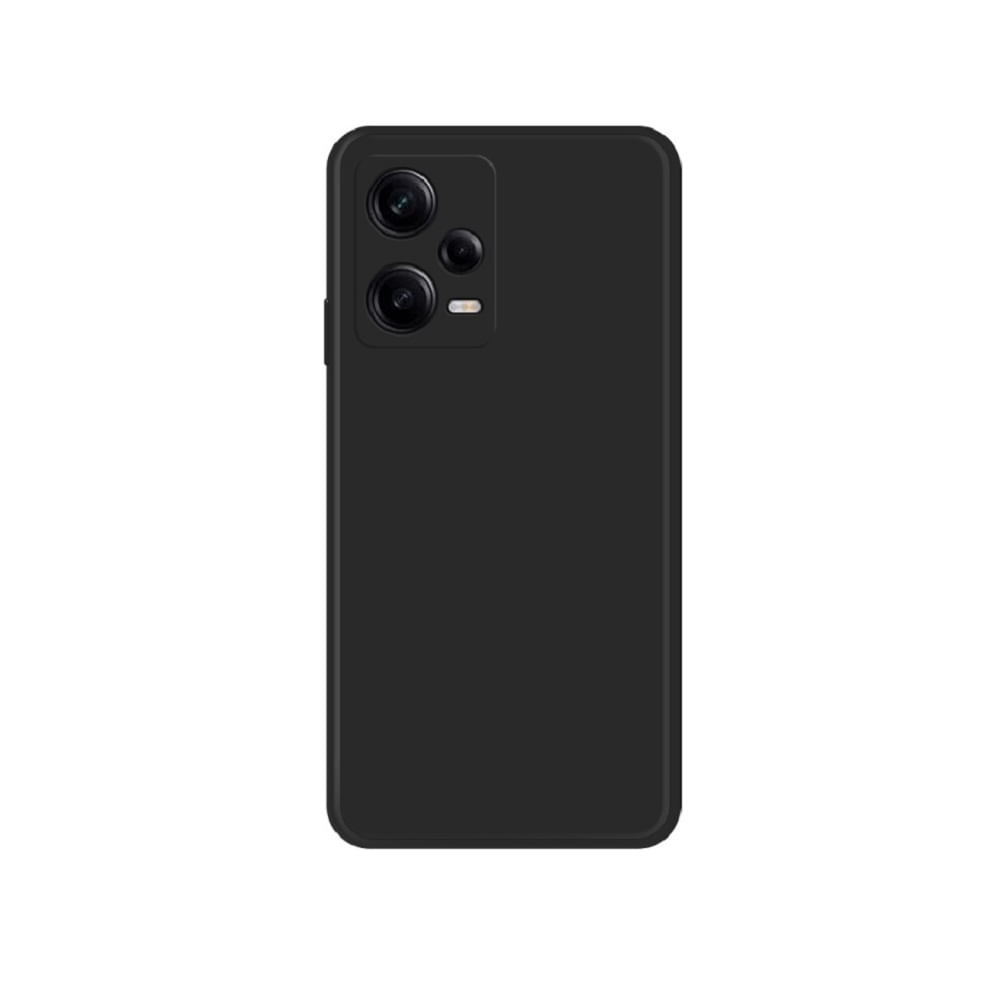 Case generico negro para celular Redmi Note 12 - silicona