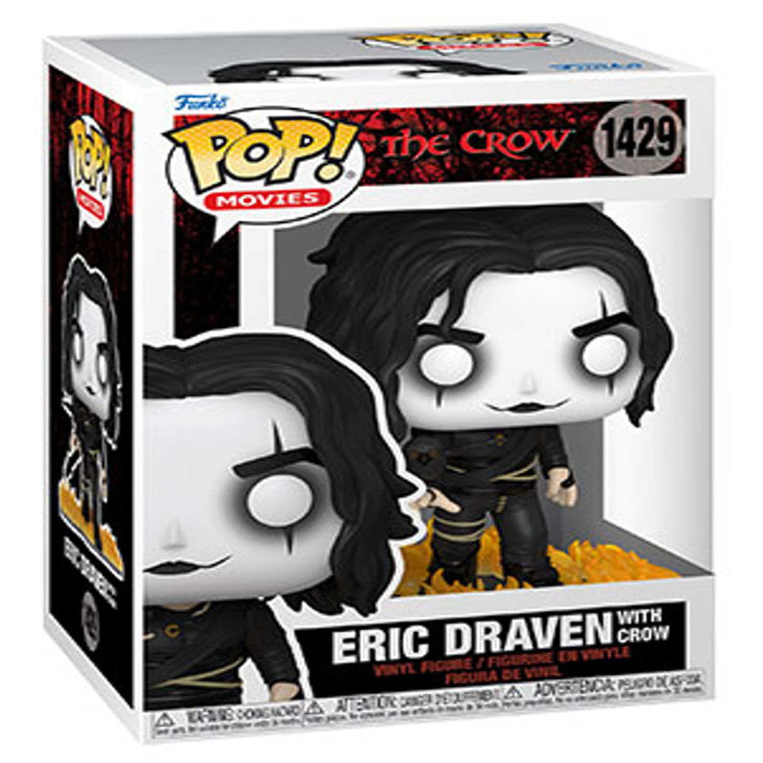 The Crow Eric Draven with Crow Funko Pop Vinyl Figure 1429