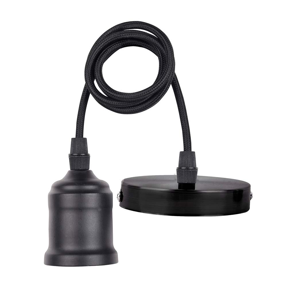 Lámpara Colgante Ledvance Pendulum E27 Negro