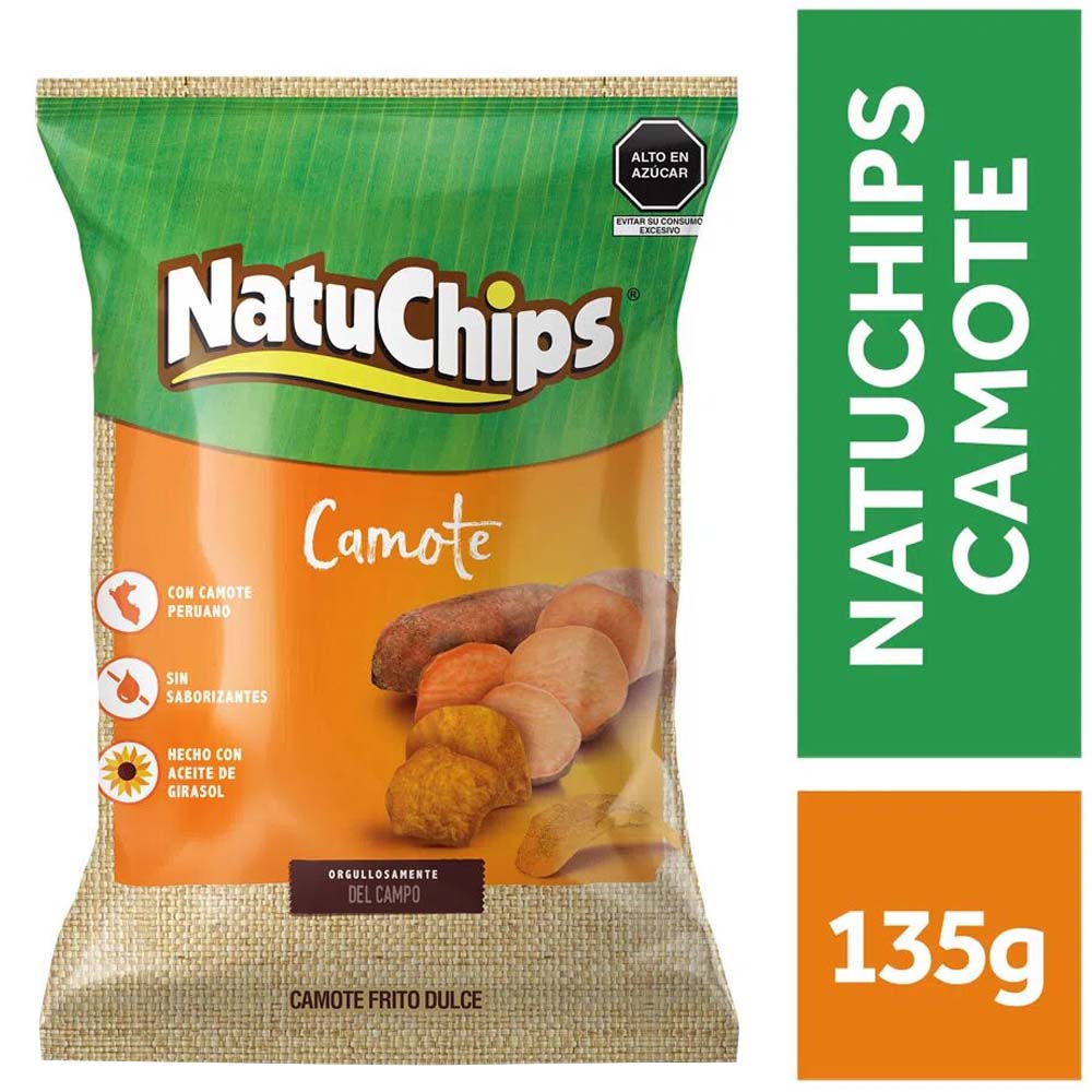 Chips de Camote NATUCHIPS Bolsa 135g