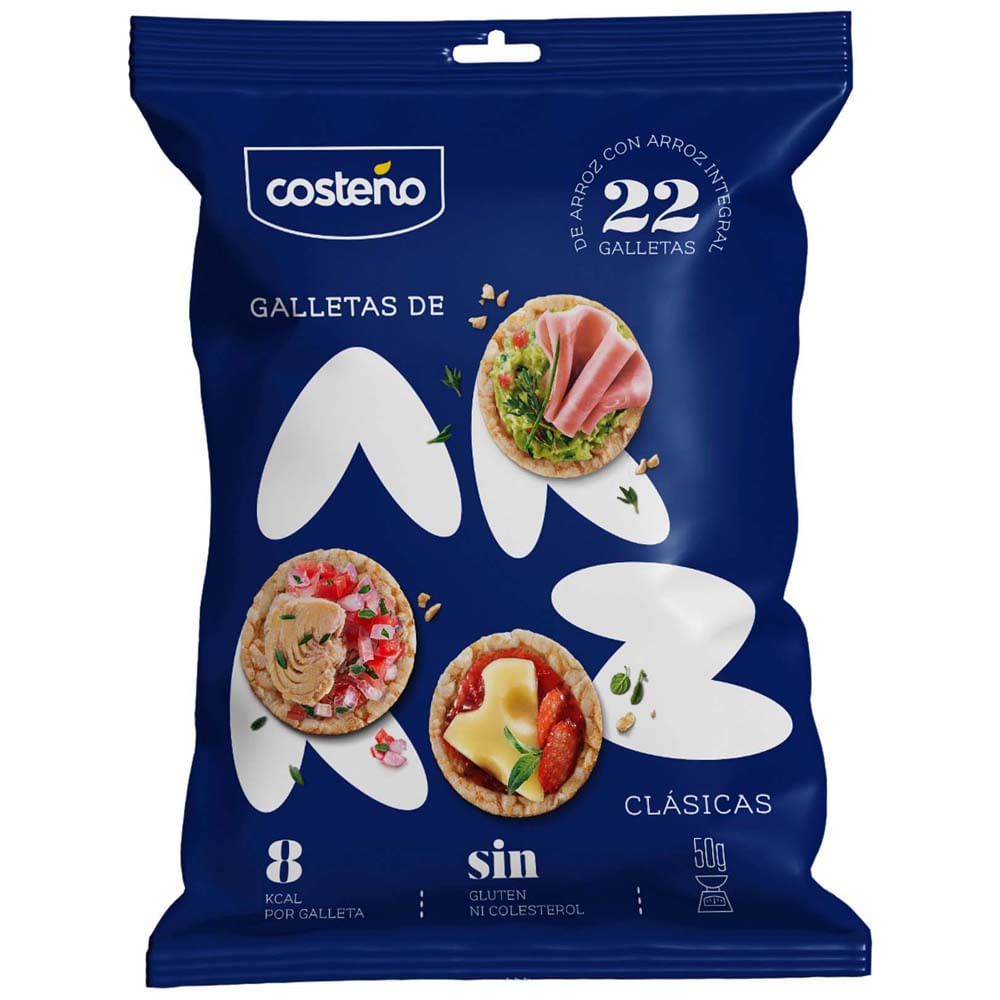 Galleta de Arroz Clásica COSTEÑO Bolsa 50g