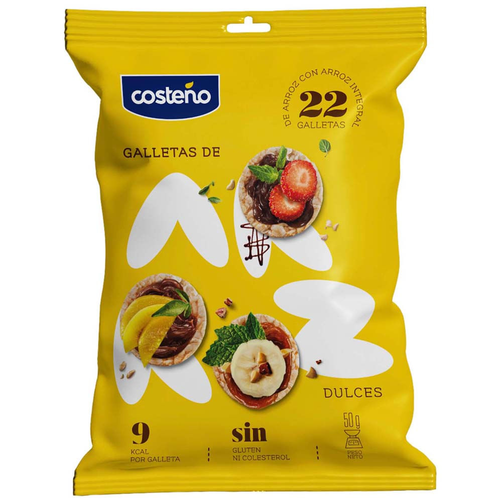 Galleta de Arroz Dulce COSTEÑO Bolsa 50g