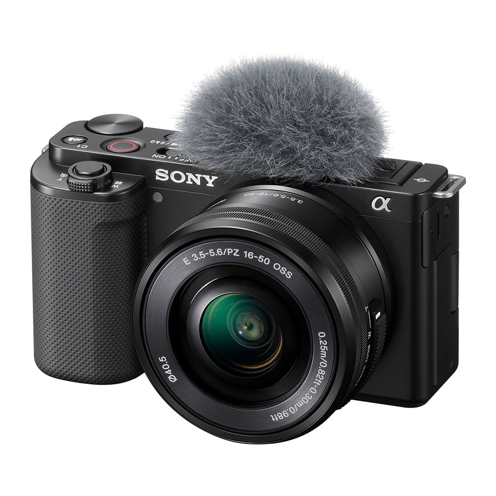 Cámara Sony Alpha ZVE10 Mirrorless con Lente 16.50mm Black