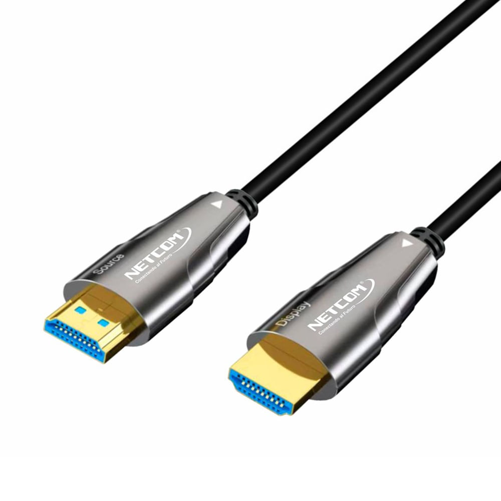 Cable Hdmi 2.1 8k Premium Fibra Óptica 20 Metros HDCP 2.3 HDR ARC 3D