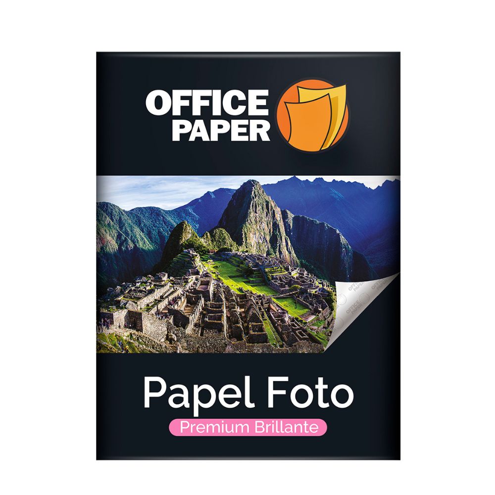 Papel Fotográfico Office Paper Premium Brillante 270g por 20 Hojas A4