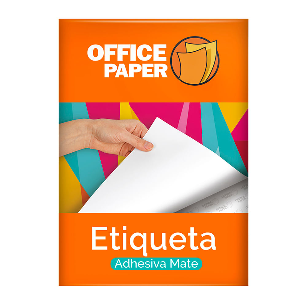 Etiqueta Office Paper Mate 180g por 100 Hojas A4