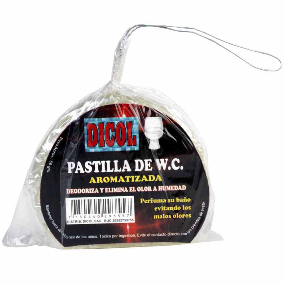 Desinfectante de Baño DICOL Pastilla de W.C. Aromatizada Bolsa 1un