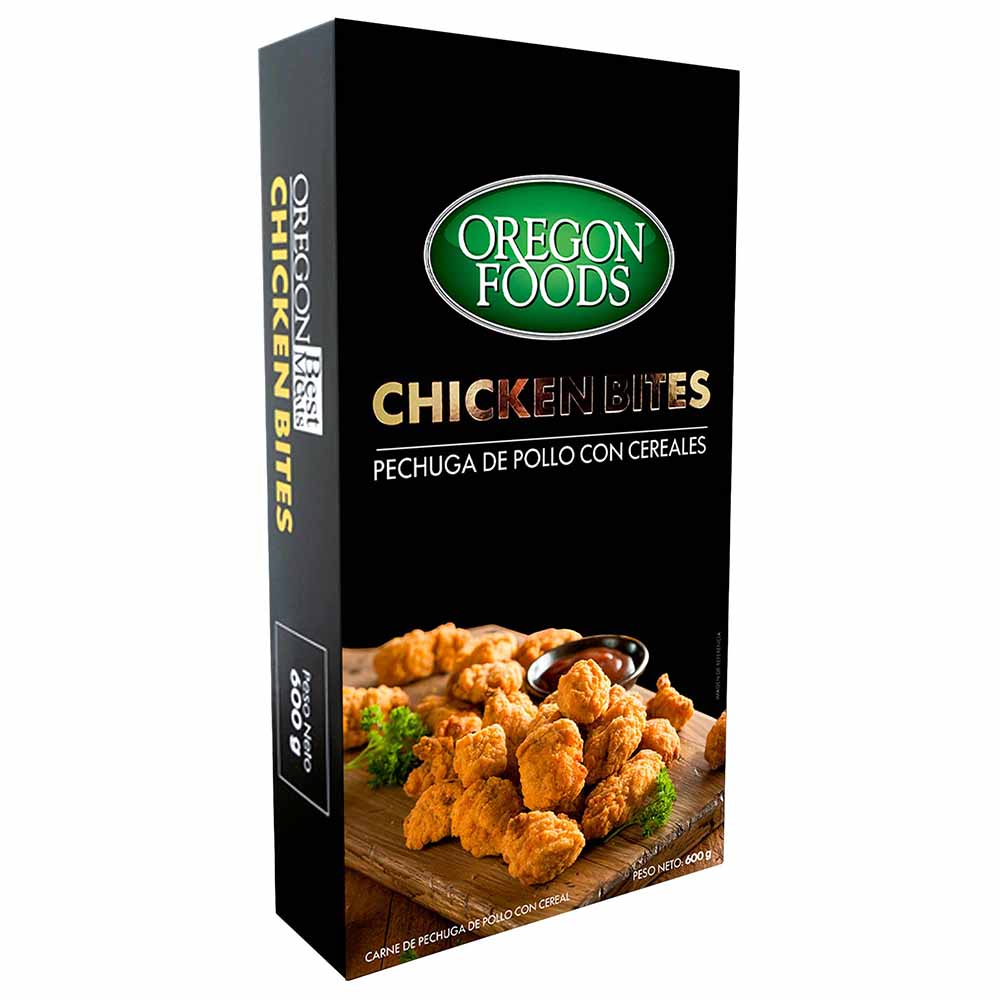Chicken Bites OREGON FOODS Caja 600g