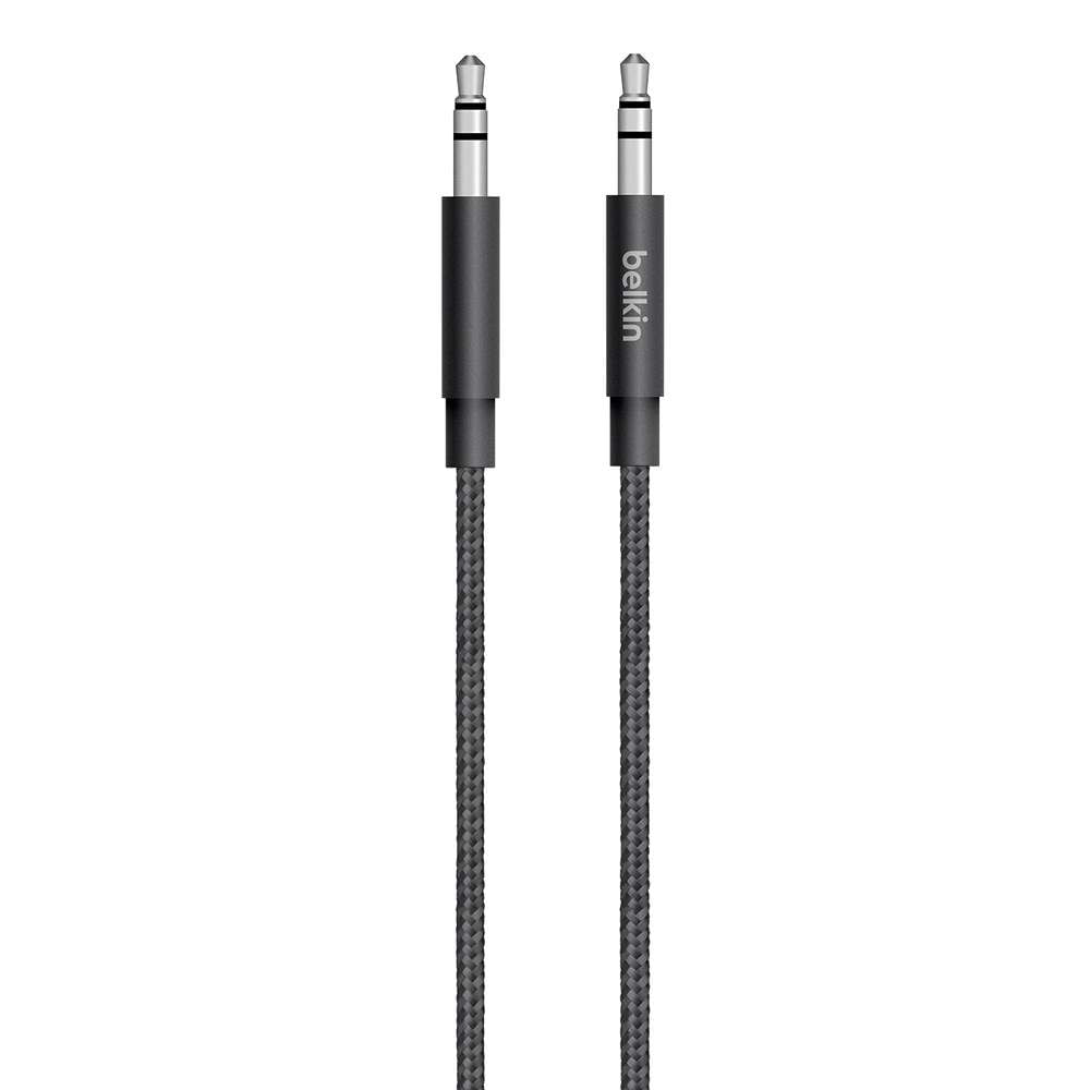 Cable Belkin auxiliar Mixit 3.5mm 1.2m iPhone y más Negro - AV10164BT04