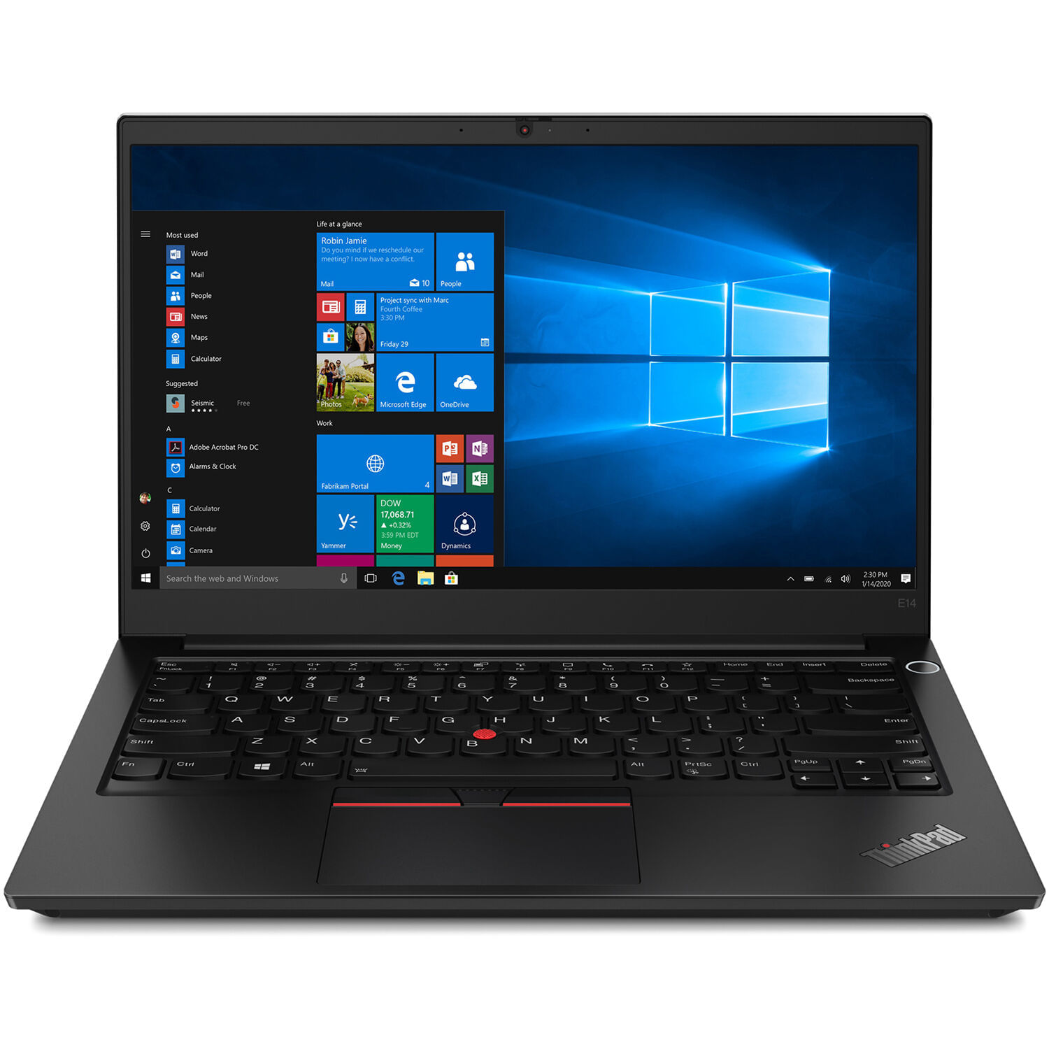 Laptop Lenovo Thinkpad E14 Gen 2 Intel Core i7-1165G7 512 SSD 8GB W10Pro - 20TBS4QA00