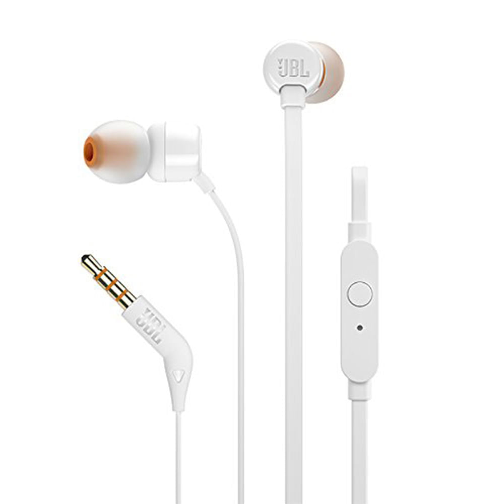 JBL headphone T110 Wired in Ear Blanco