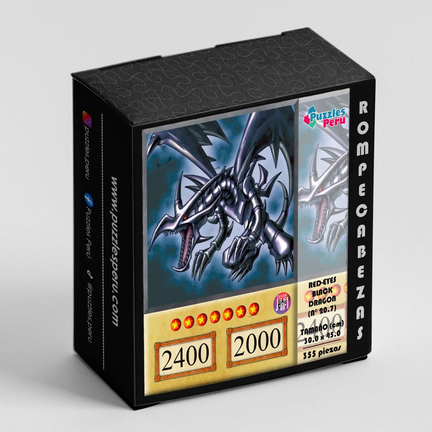 Rompecabezas Pers Red-Eyes black dragon de 355 Piezas C 20 7 Puzzles Peru
