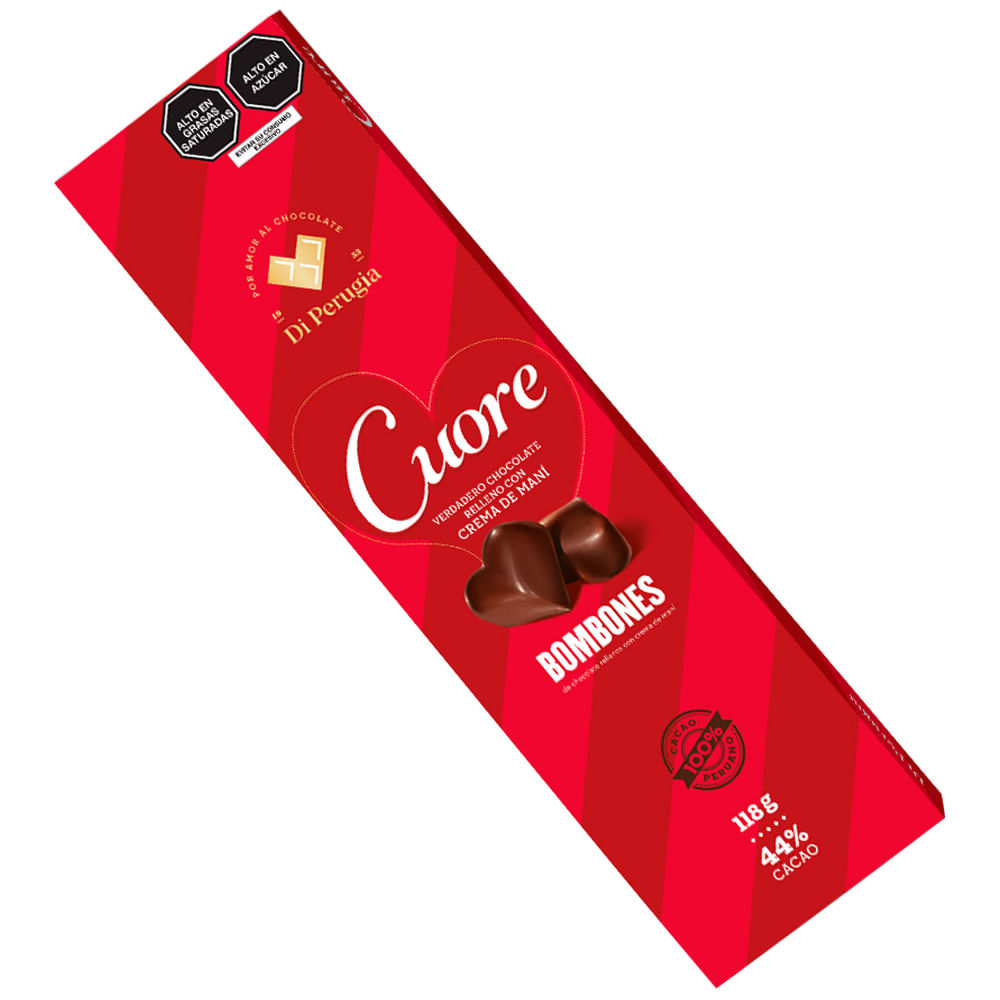 Bombones de Chocolates BRAVI Cuore Caja 118g