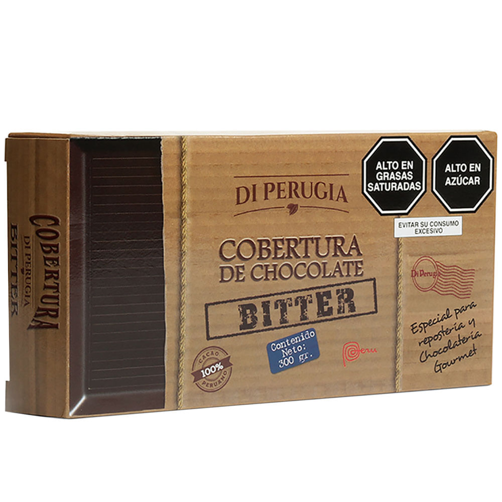 Cobertura DI PERUGIA Chocolate Bitter Caja 300g