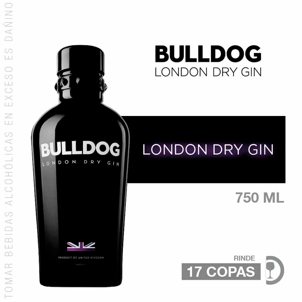 Gin BULLDOG London Dry Botella 750ml