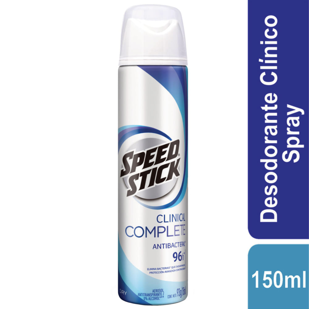 Desodorante Hombre Clínico SPEED STICK Dry Frasco 150ml