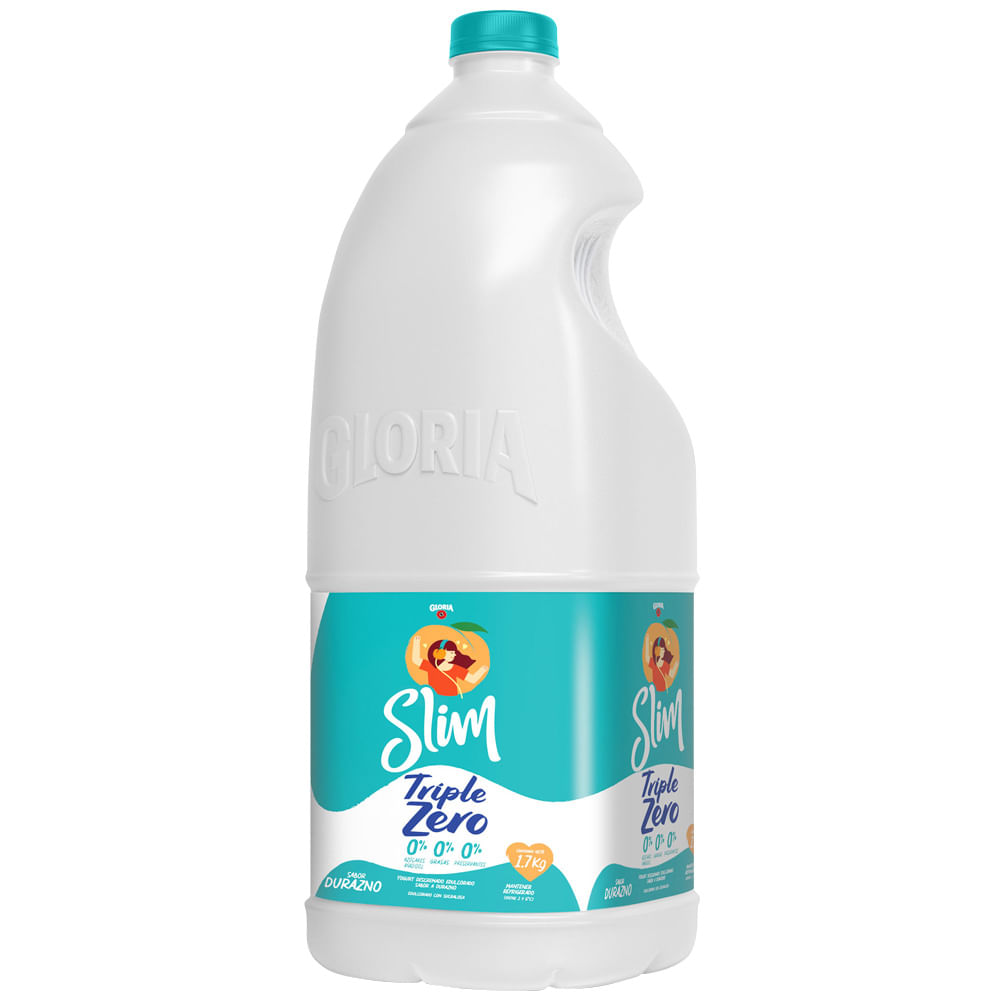 Yogurt Slim GLORIA Sabor a Durazno Galonera 1.7Kg
