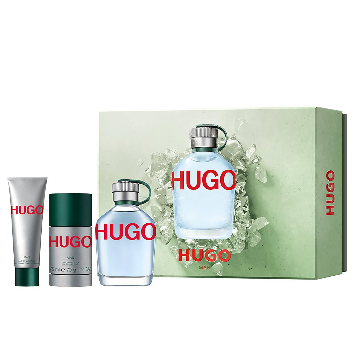 Gift Set Perfume Hugo Boss para Hombre - 3 pzs