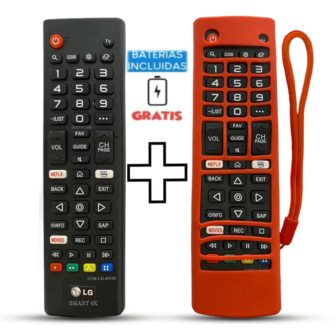 Control Remoto LG Smart  + Funda Roja
