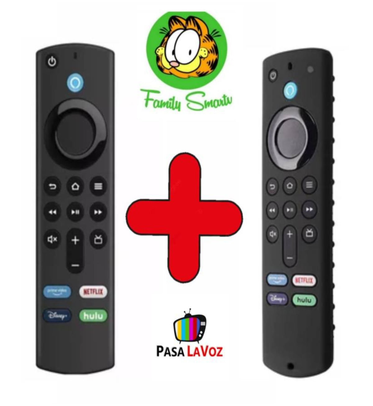 Control Remoto Amazon Fire Tv Stick Lite 4k Funda Silicona Negro