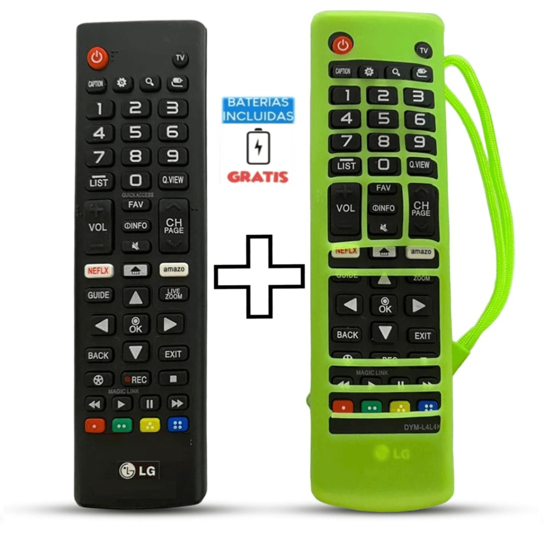 Control Remoto Lg Led Smart Tv 4k+ Funda Verde