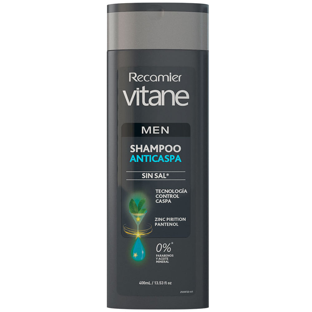 Shampoo VITANE Men Advance Anticaspa Frasco 400ml