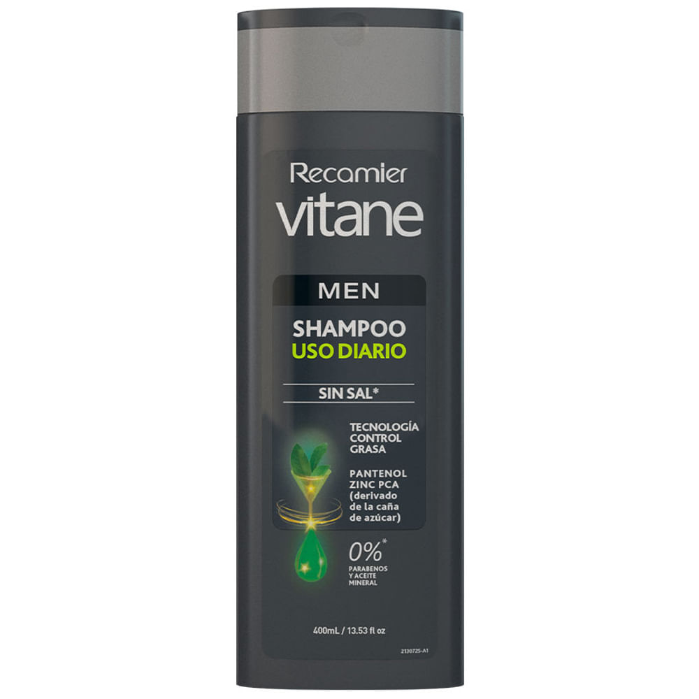 Shampoo VITANE Advance Men Pure Balance Uso Diario Frasco 400ml