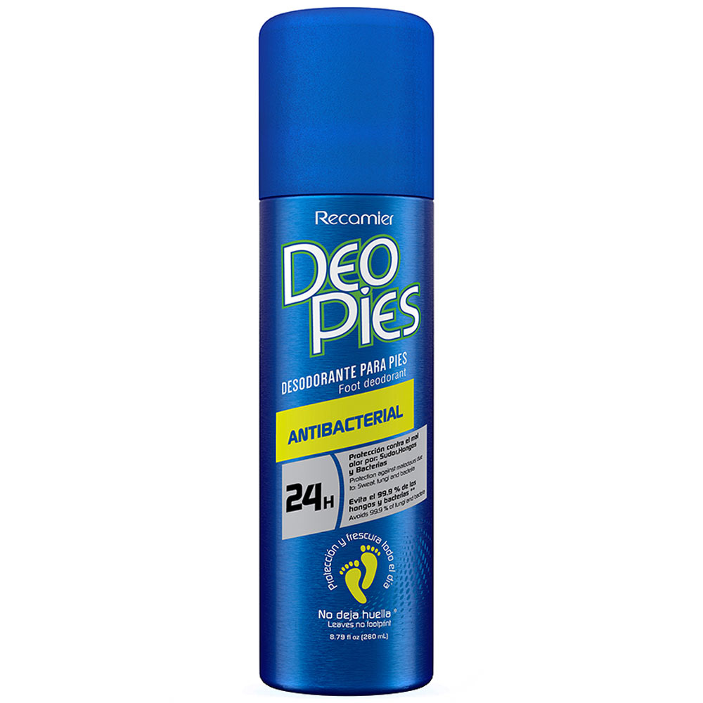 Desodorante en Aerosol para Pies DEO PIES Antibacterial Spray 260ml