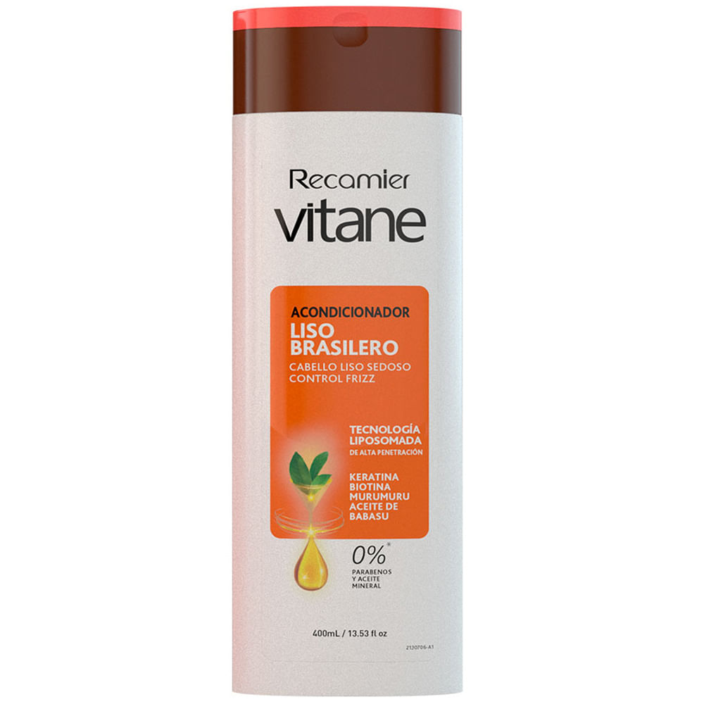 Acondicionador VITANE Liso Brasilero Frasco 400ml