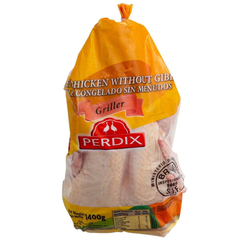 Pollo Entero Congelado PERDIX Bolsa 1400g