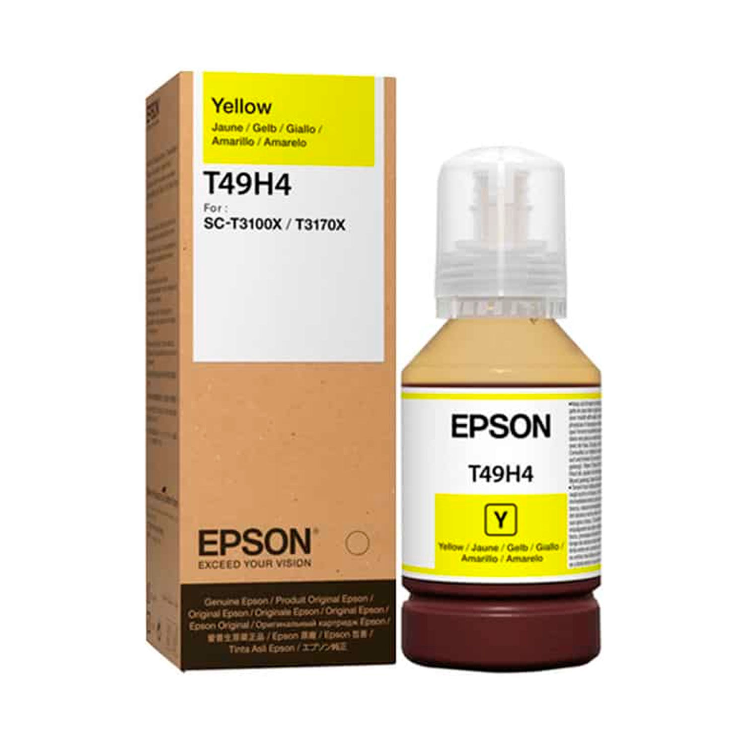 Botella de Tinta Epson T49H400 Yellow Original