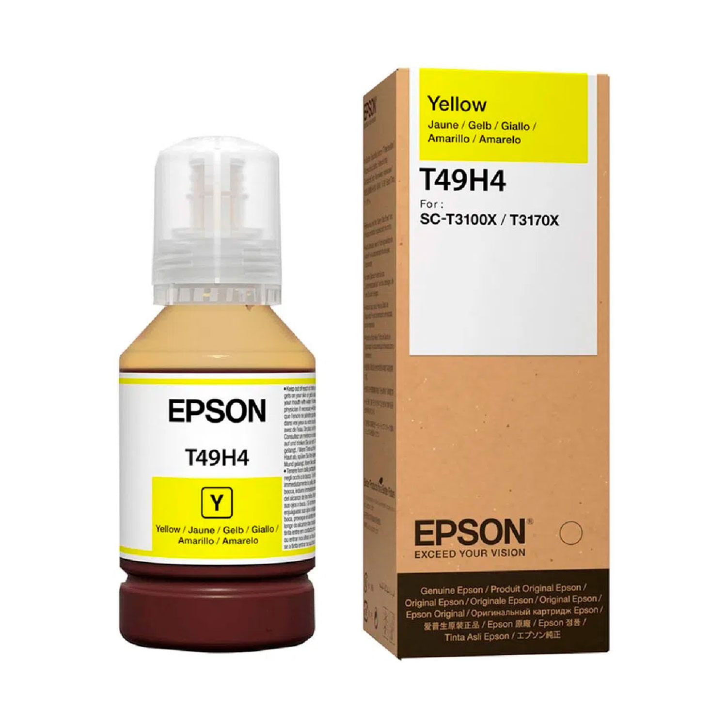 Tinta Epson T49H4 Yellow 140ML