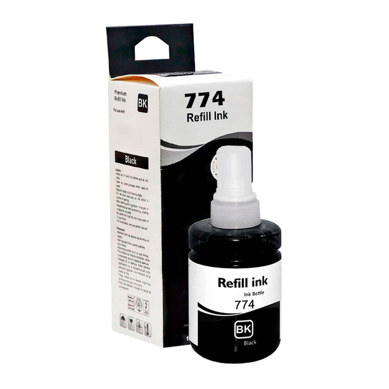Tinta para Epson T774120-AL Color Negro Compatible