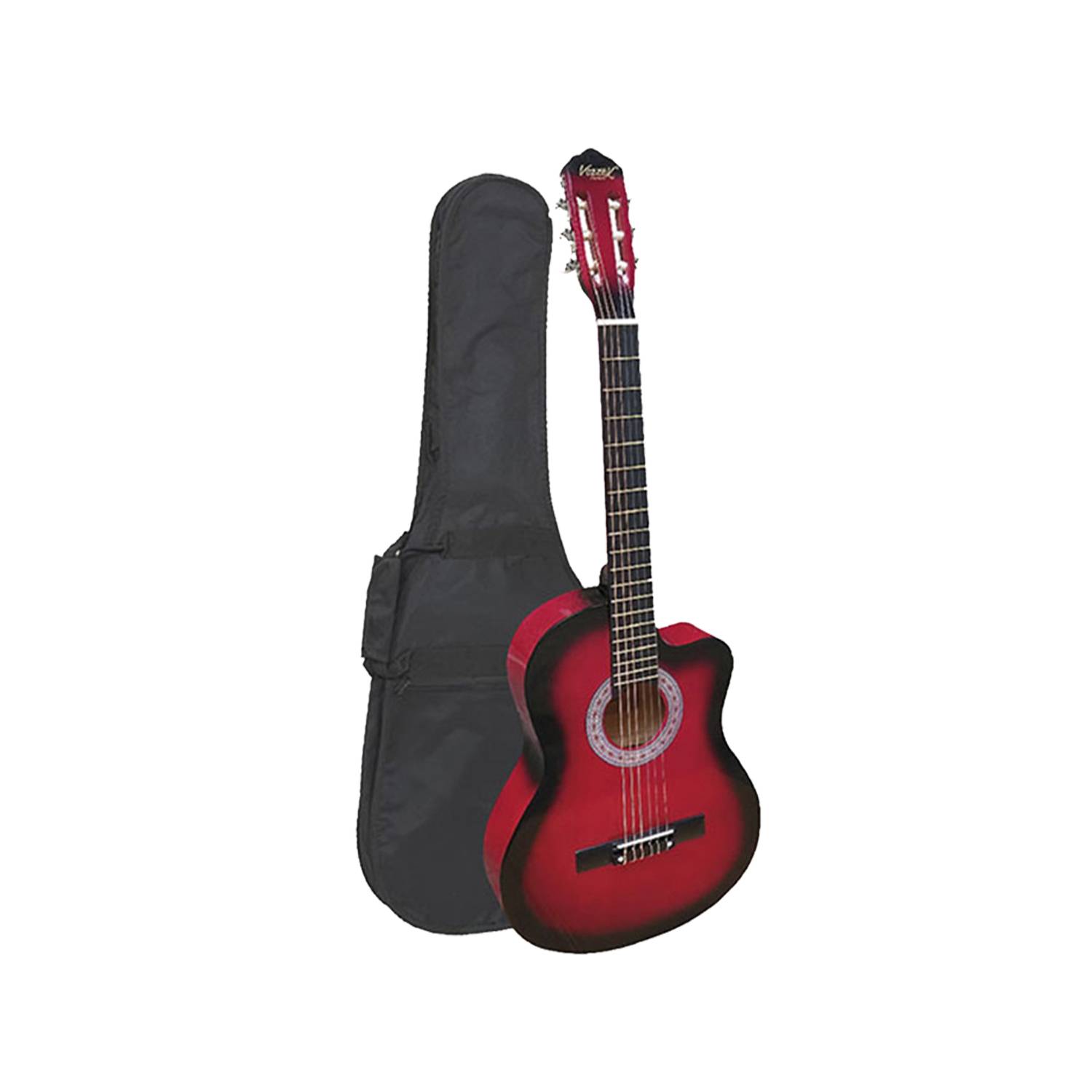 Guitarra Acústica Nylon Rojo