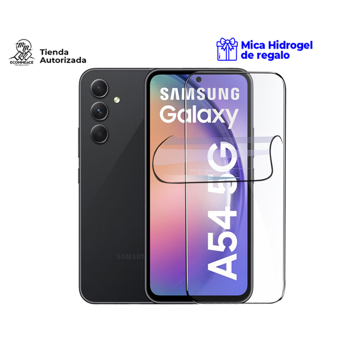 Samsung Galaxy A54 5G 8Gb Ram 256Gb Negro con Mica Hidrogel