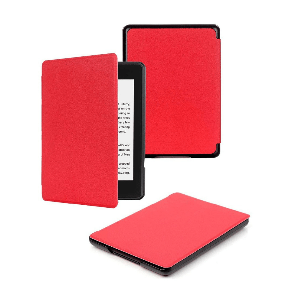 Estuche Kindle Paperwhite 2021 6.8” Cuero Rojo