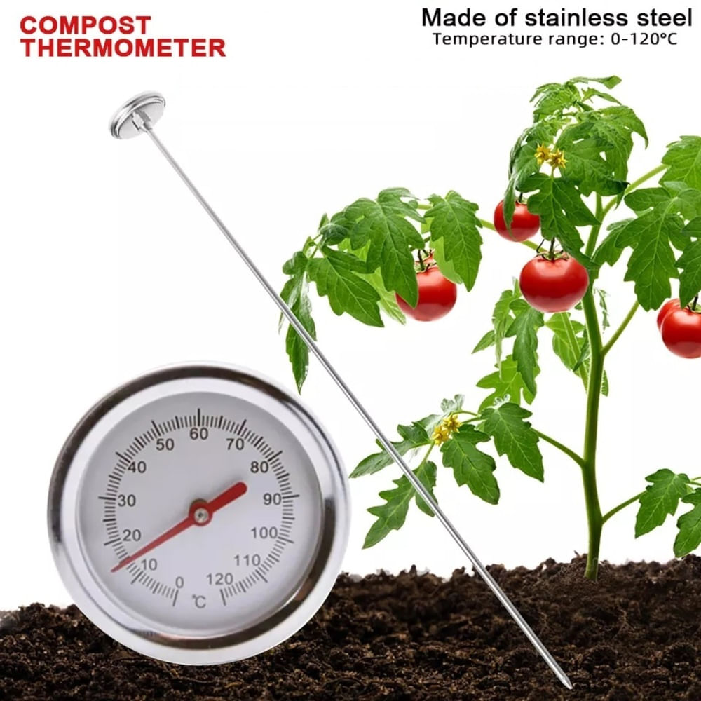 Termómetro para Suelo Compost medidor probador de temperatura