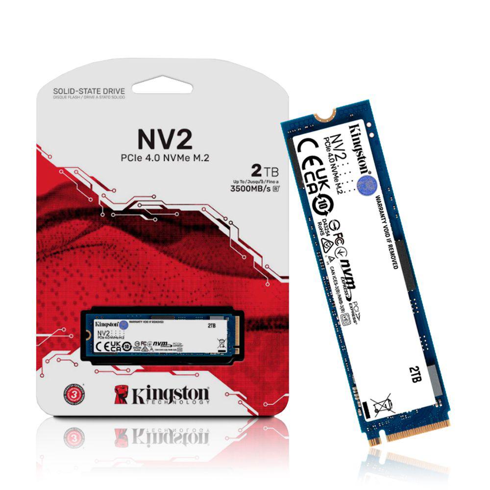 Disco Solido SSD Kingston NV2 2TB M2 2280 NVMe PCIe  4.0