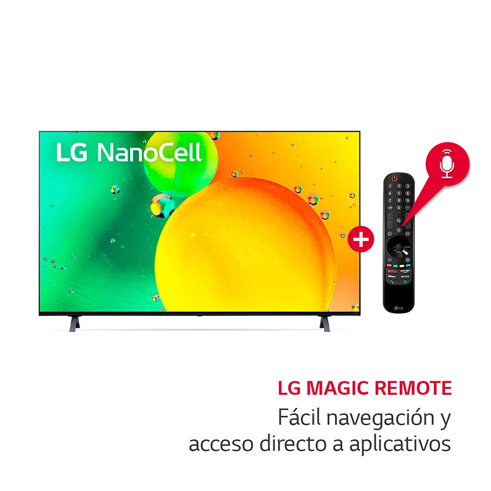 Televisor Lg Nanocell Uhd 4K 75" Smart Tv 75Nano75Sqa Con Thinq Ai