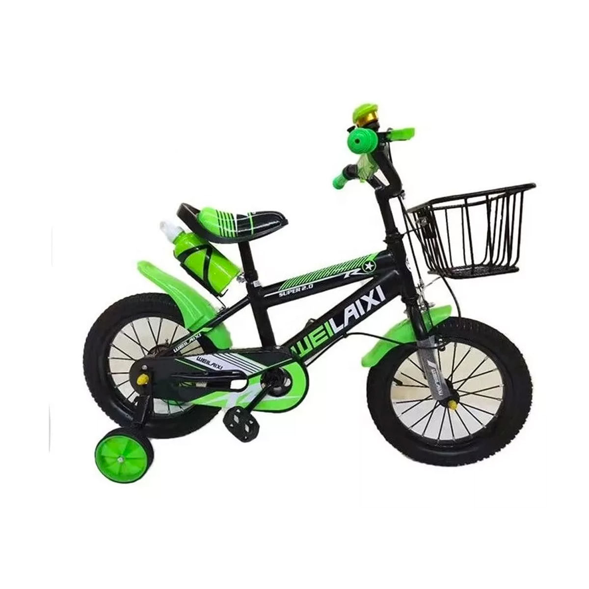 Bicicleta Infantil Kids Aro 12 Sport Verde